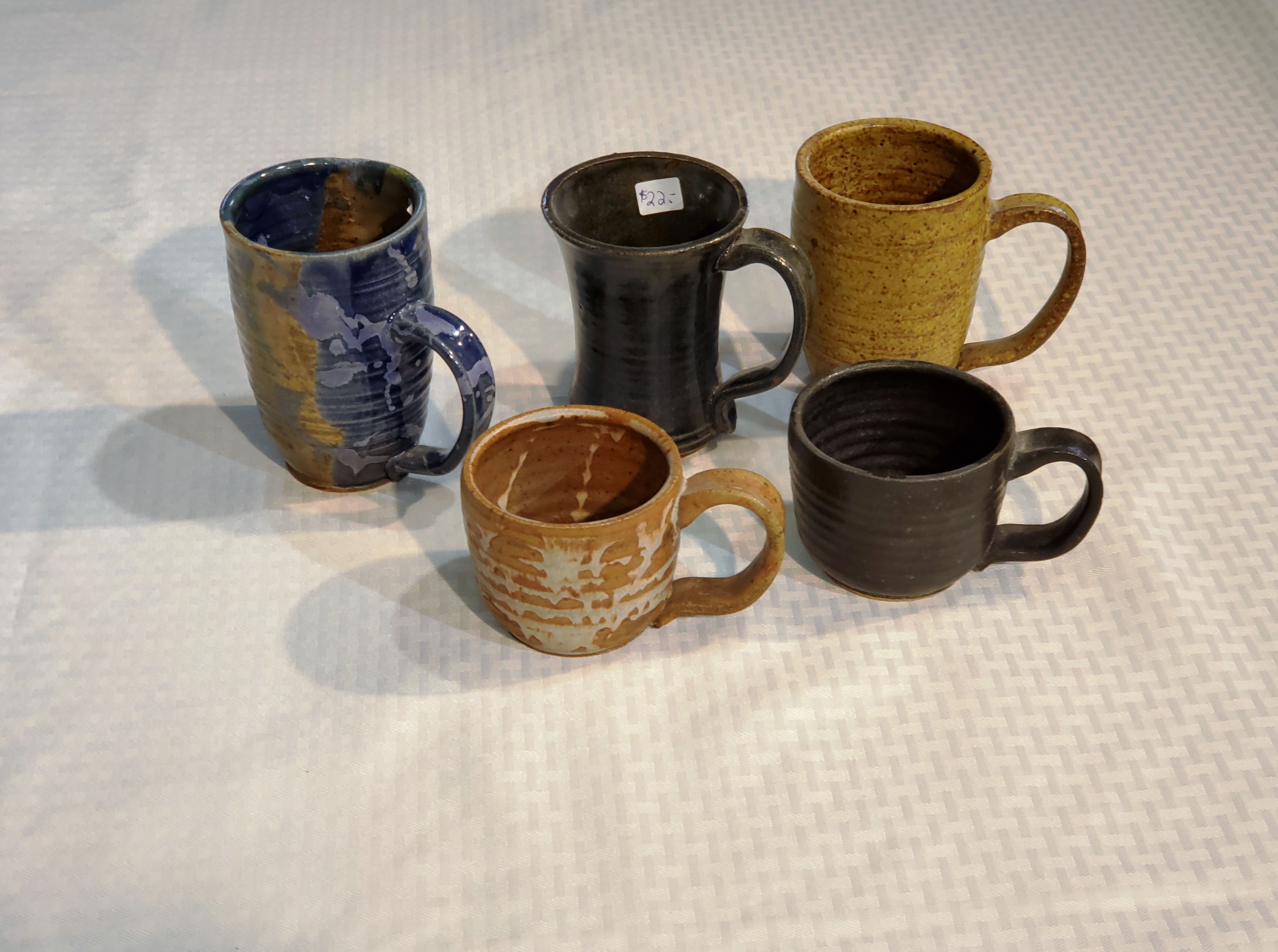 Various mugs